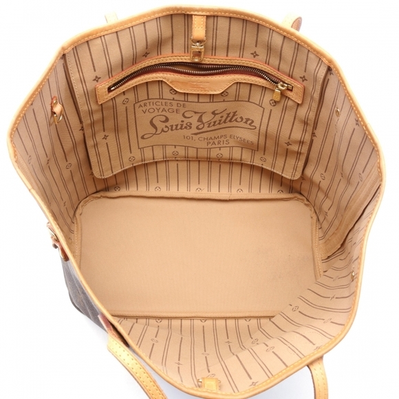 Louis Vuitton Neverfull MM Monogram Shoulder Bag Brown - Picture 2 of 8